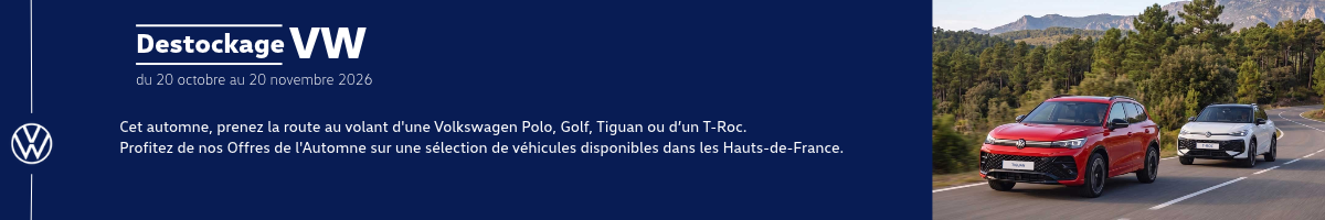 Le déstockage d’automne Volkswagen est lancé !
