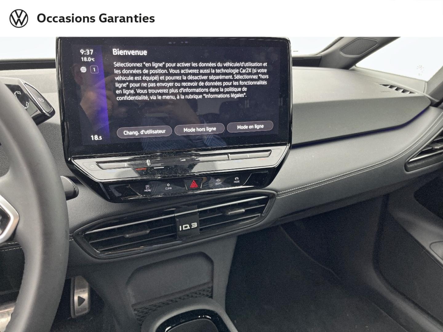Voitures occasions VOLKSWAGEN ID.3 Active Orvault