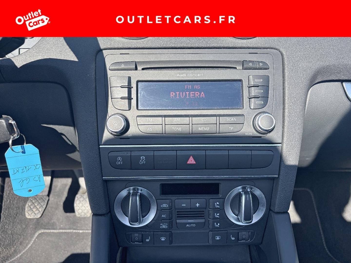 Voitures occasions Audi A3 Cabriolet S line Cagnes-sur-Mer