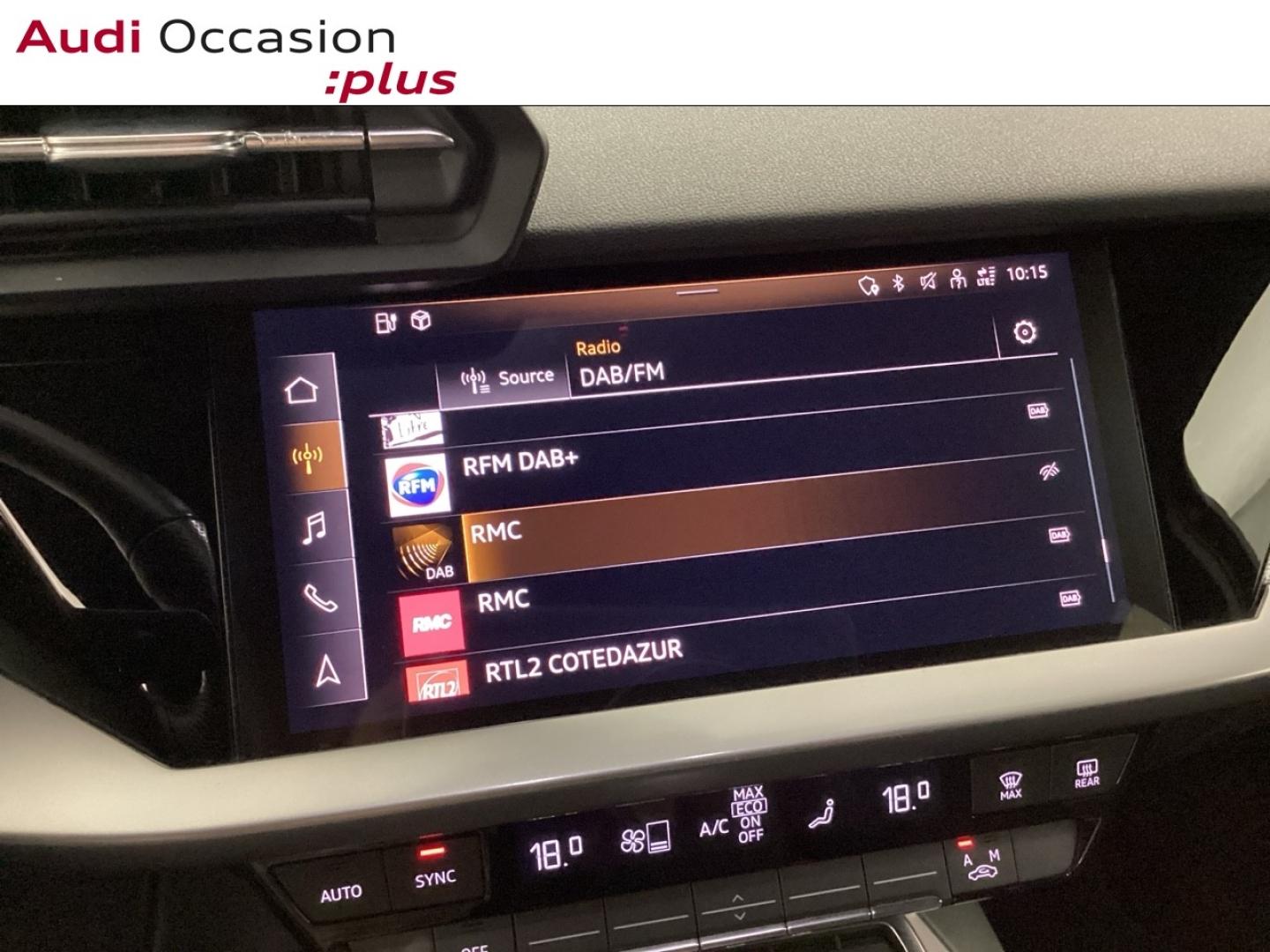 Voitures occasions Audi A3 Sportback S line Nice