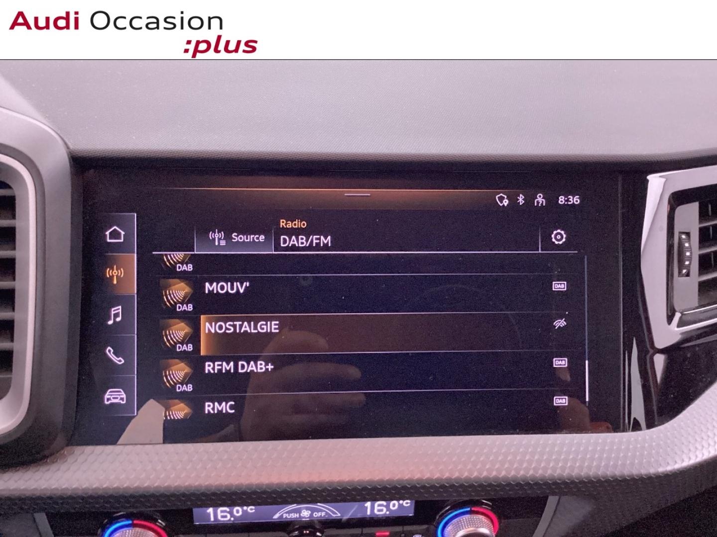 Voitures occasions Audi A1 Sportback Advanced Nice