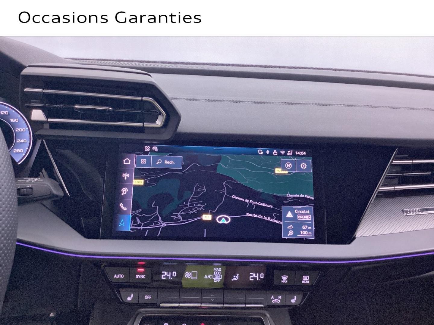 Voitures occasions Audi A3 Sportback S line Nice