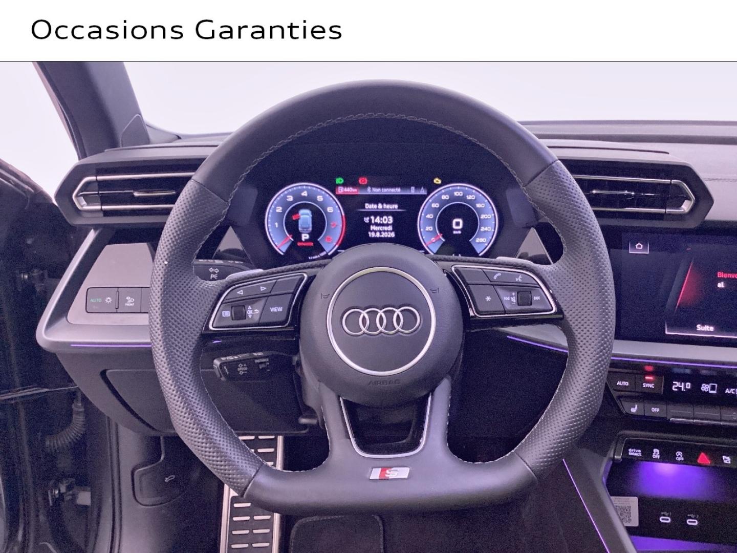 Voitures occasions Audi A3 Sportback S line Nice