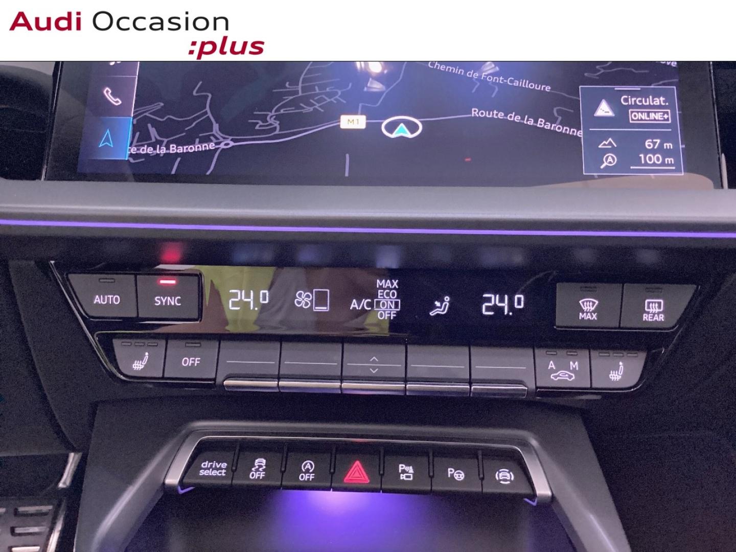Voitures occasions Audi A3 Sportback S line Nice