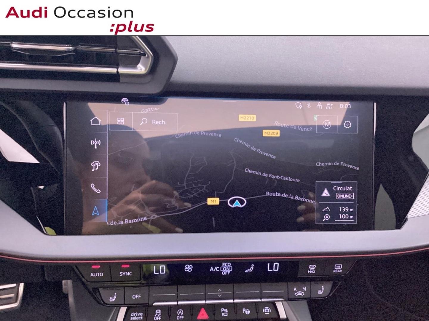 Voitures occasions Audi A3 Sportback S line Nice