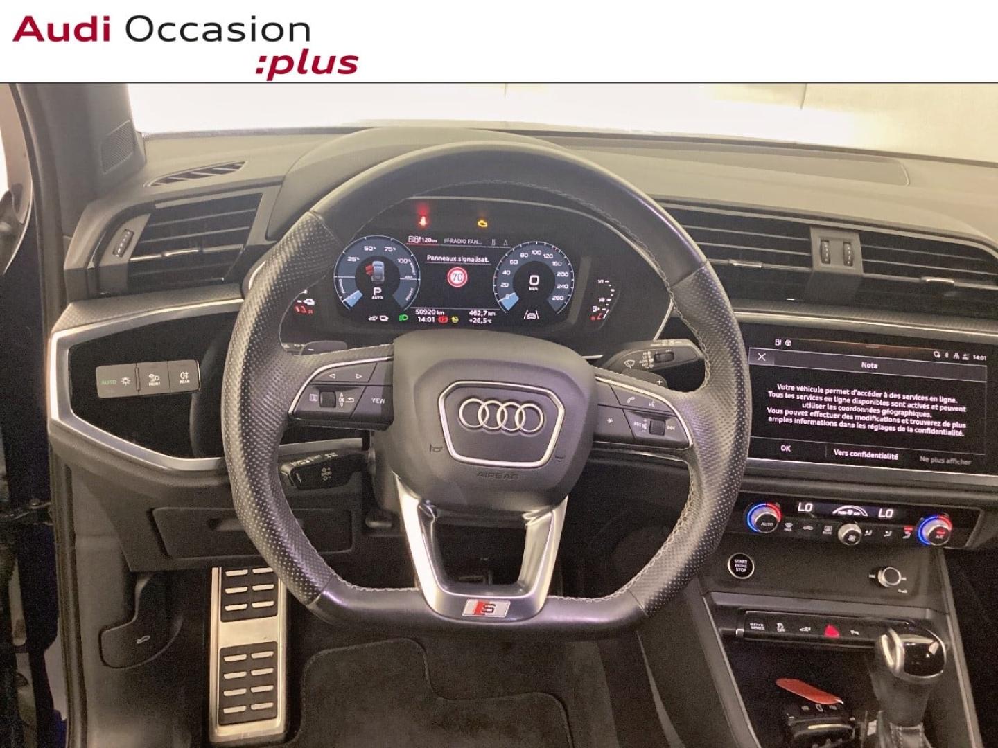 Voitures occasions Audi Q3 Sportback S line Nice