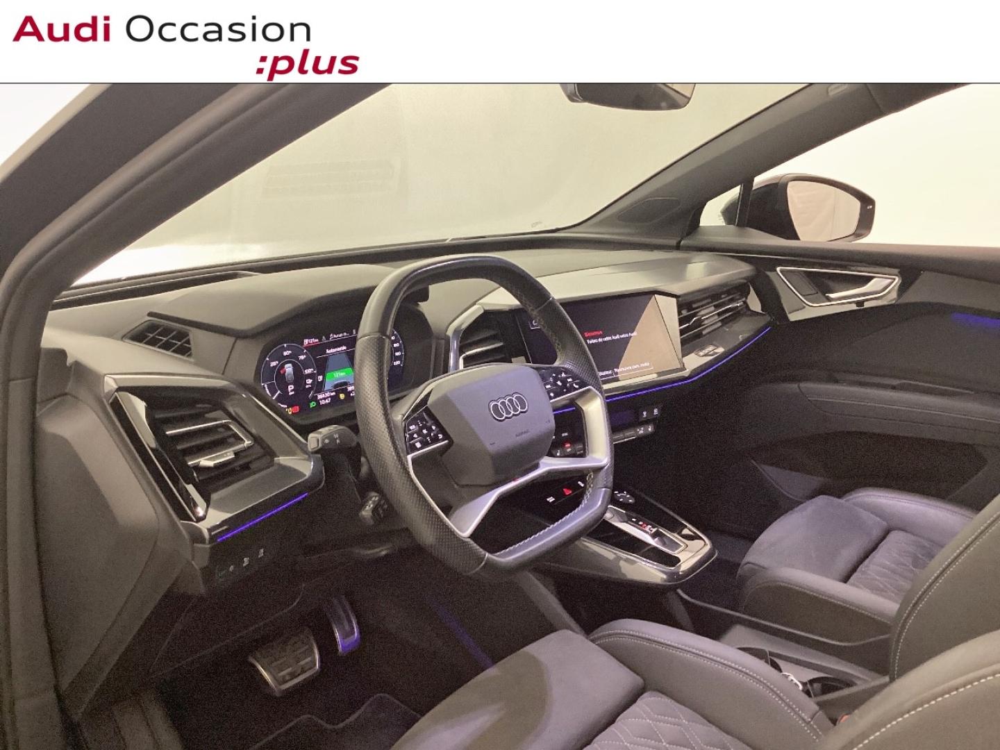 Voitures occasions Audi Q4 Sportback e-tron S line Nice