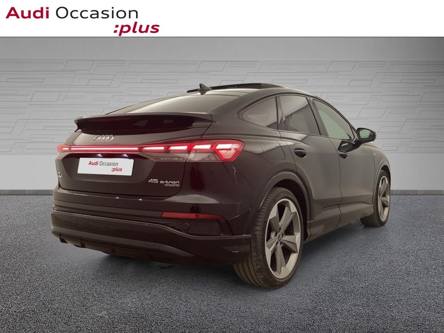 Voitures occasions Audi Q4 Sportback e-tron S line Nice