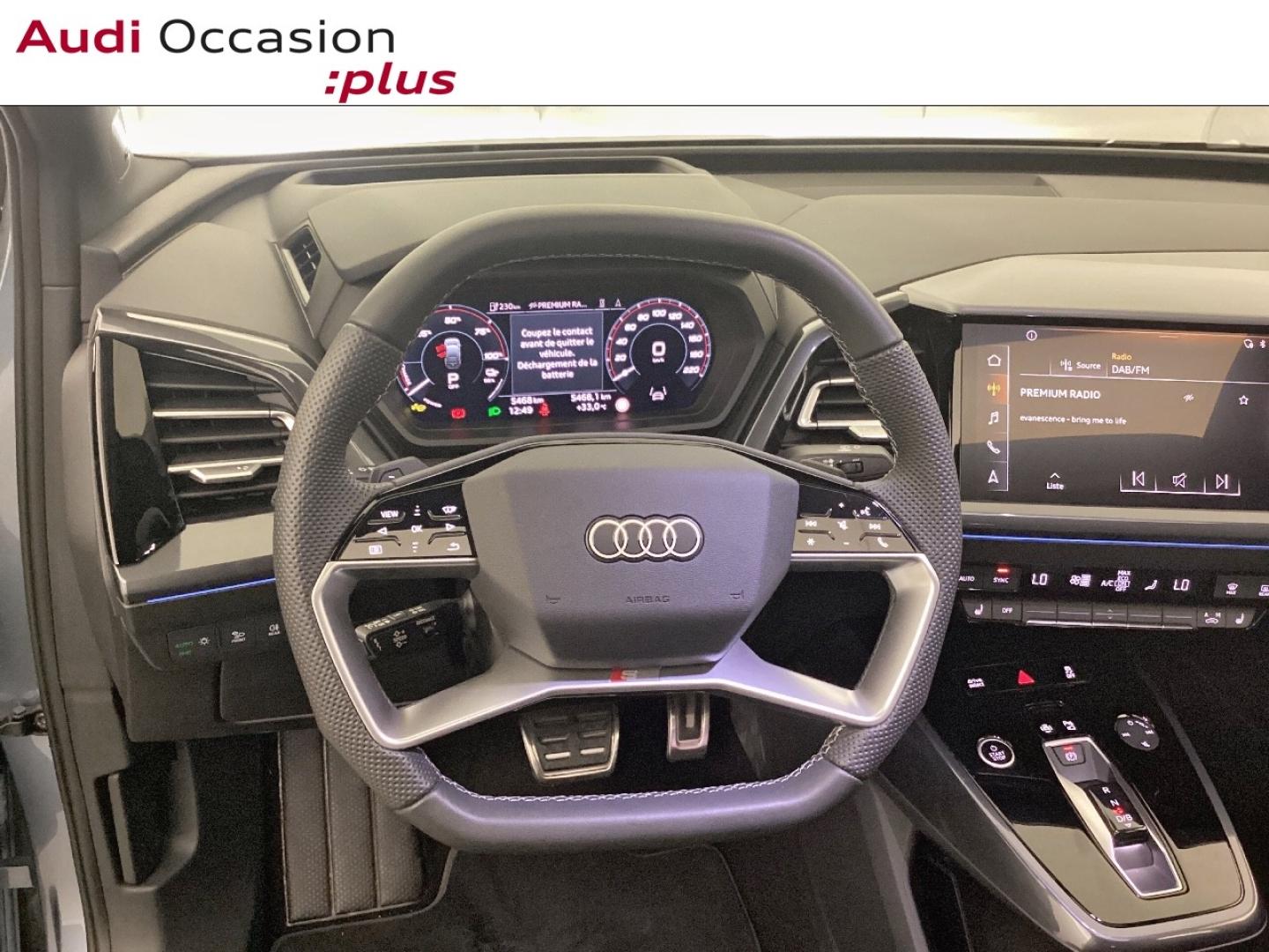 Voitures occasions Audi Q4 Sportback e-tron S line Nice