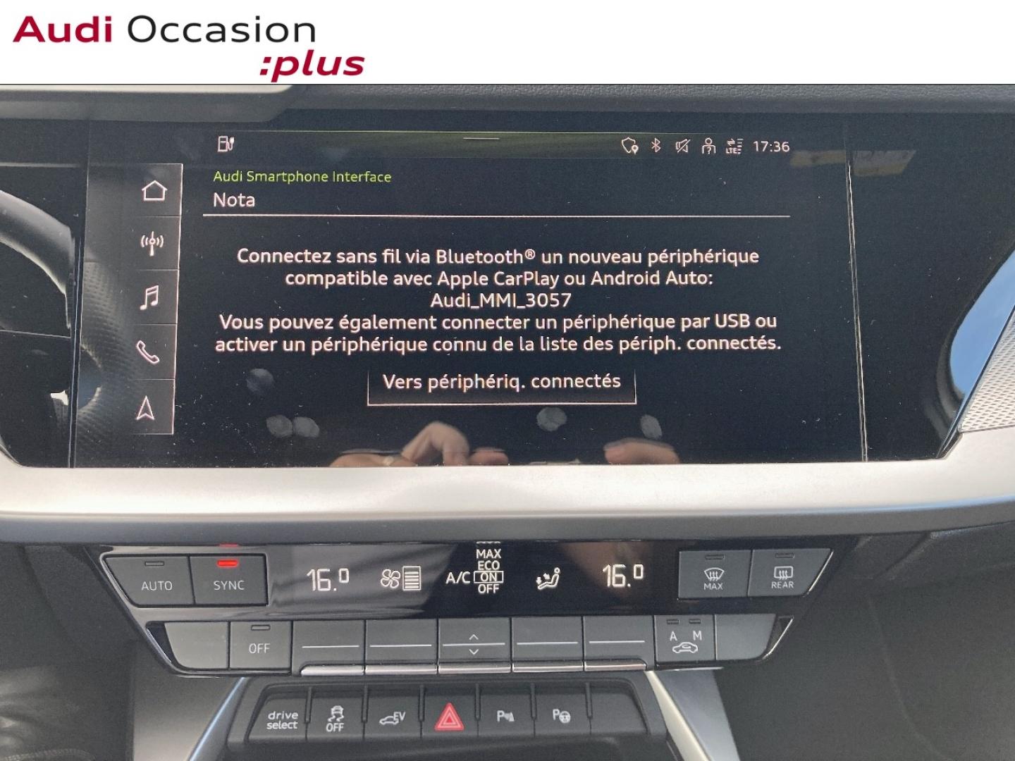 Voitures occasions Audi A3 Sportback S line Nice