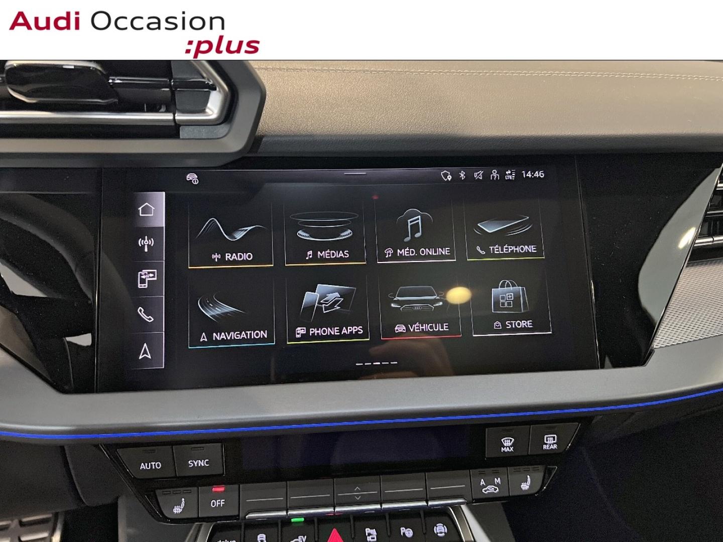 Voitures occasions Audi A3 Sportback S line Nice