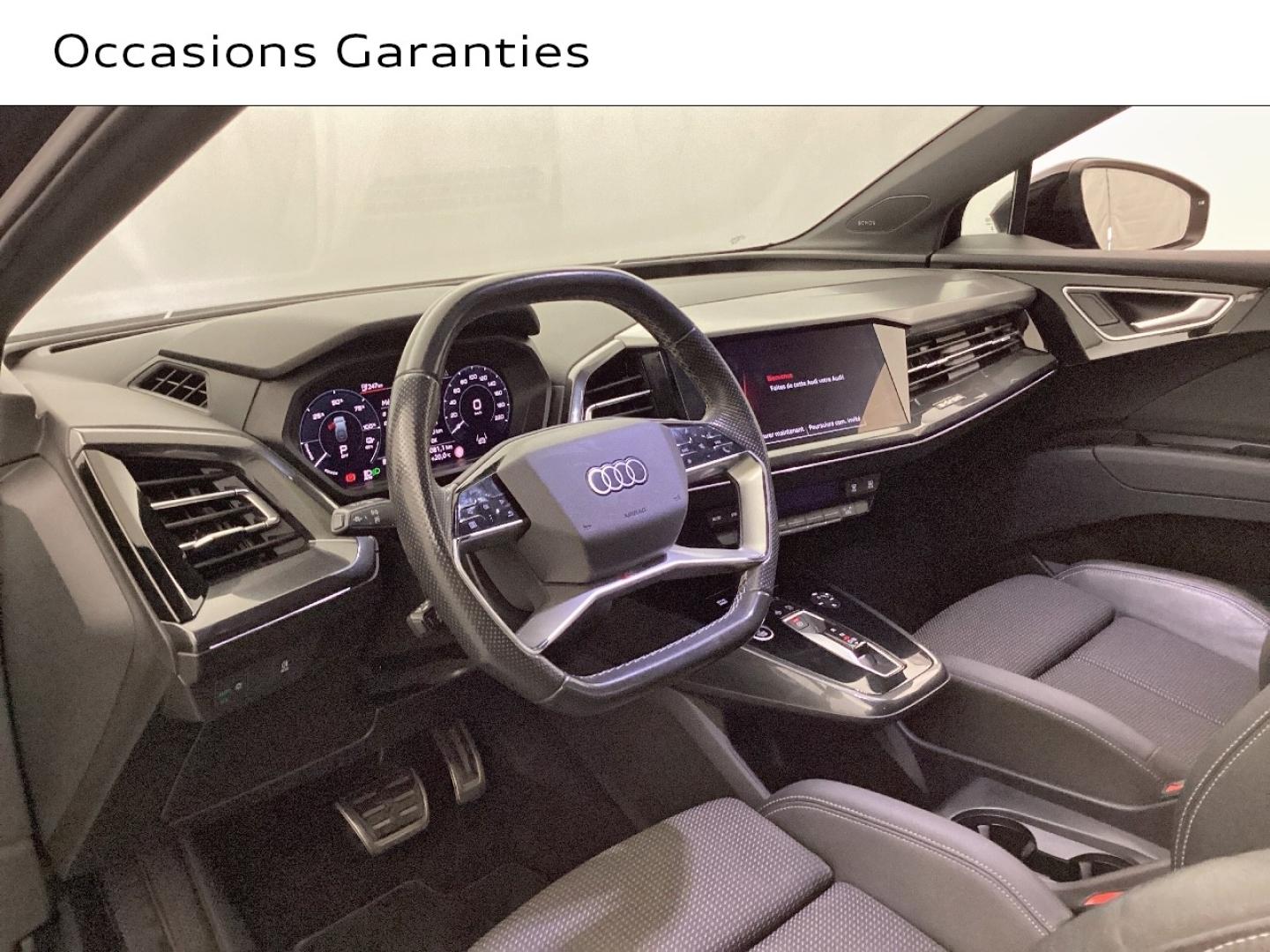 Voitures occasions Audi Q4 Sportback e-tron S line Nice