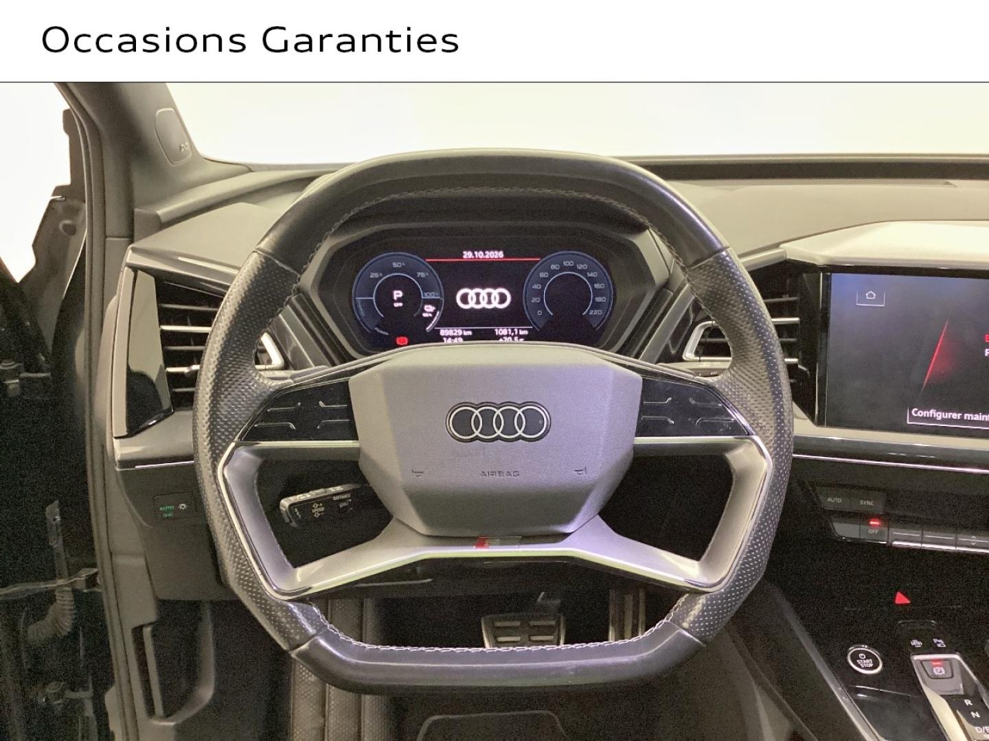 Voitures occasions Audi Q4 Sportback e-tron S line Nice