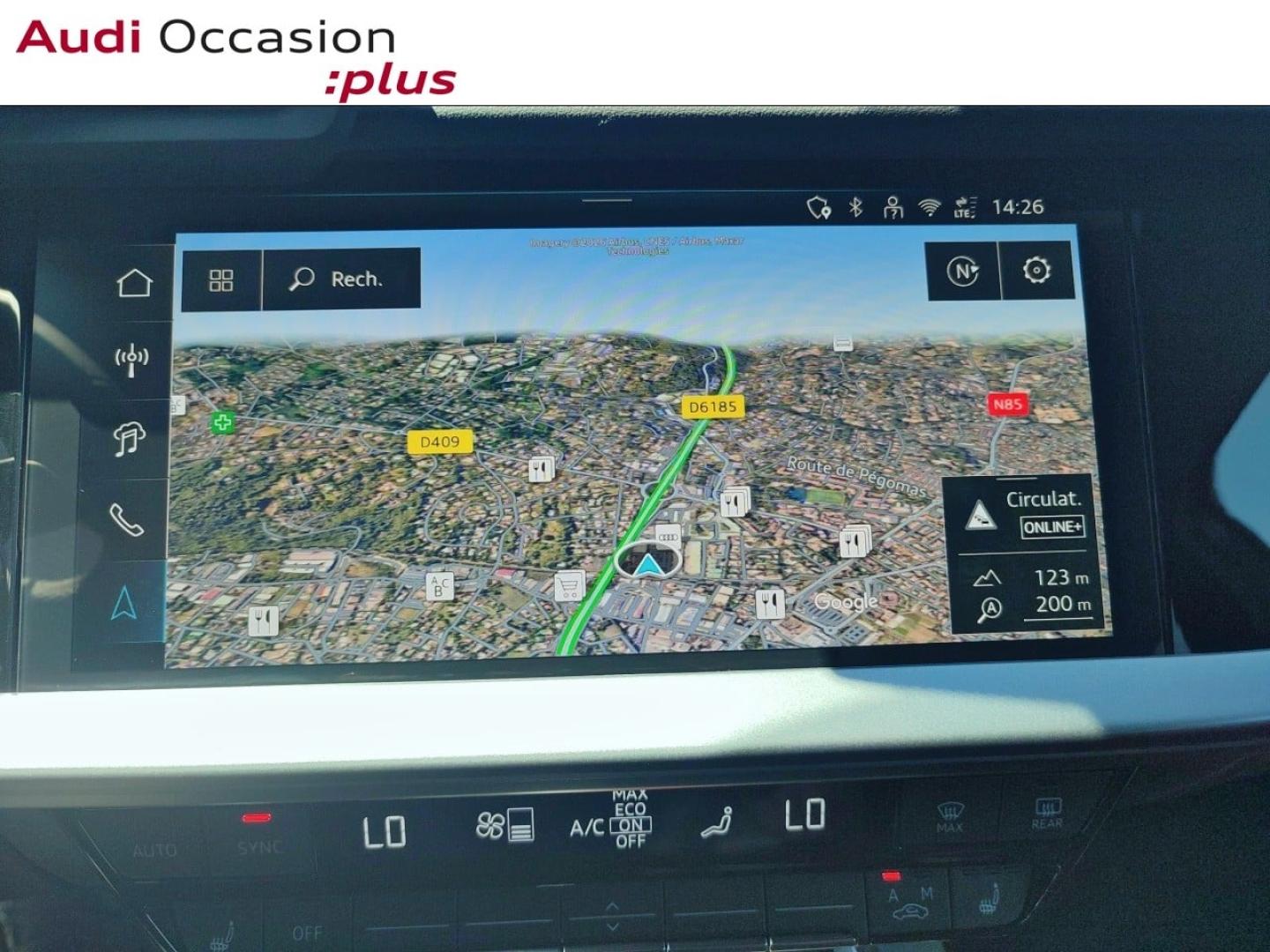 Voitures occasions Audi A3 Sportback S line Mougins