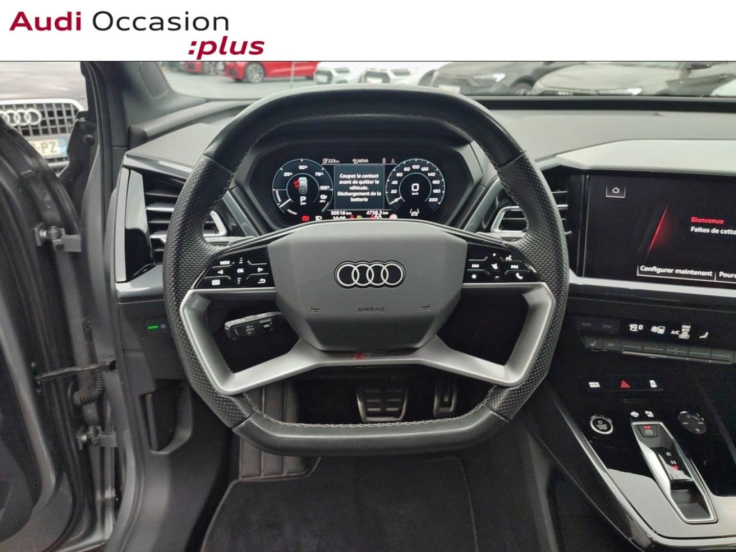 Voitures occasions Audi Q4 Sportback e-tron S line Mougins