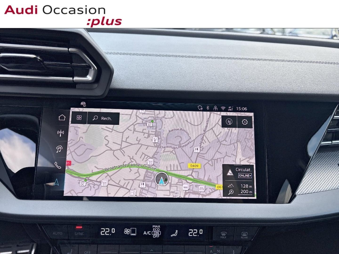 Voitures occasions Audi A3 Sportback S line Mougins