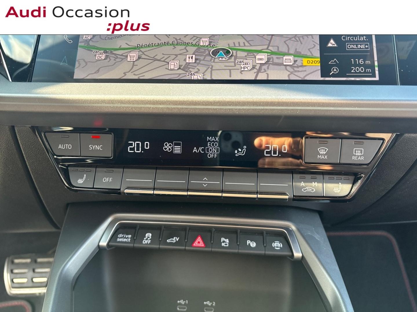 Voitures occasions Audi A3 Sportback S line Mougins