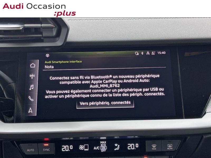 Voitures occasions Audi A3 Sportback S line Rezé