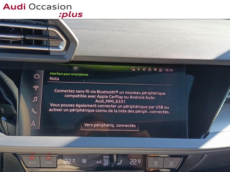 Voitures occasions Audi A3 Sportback S line Laxou