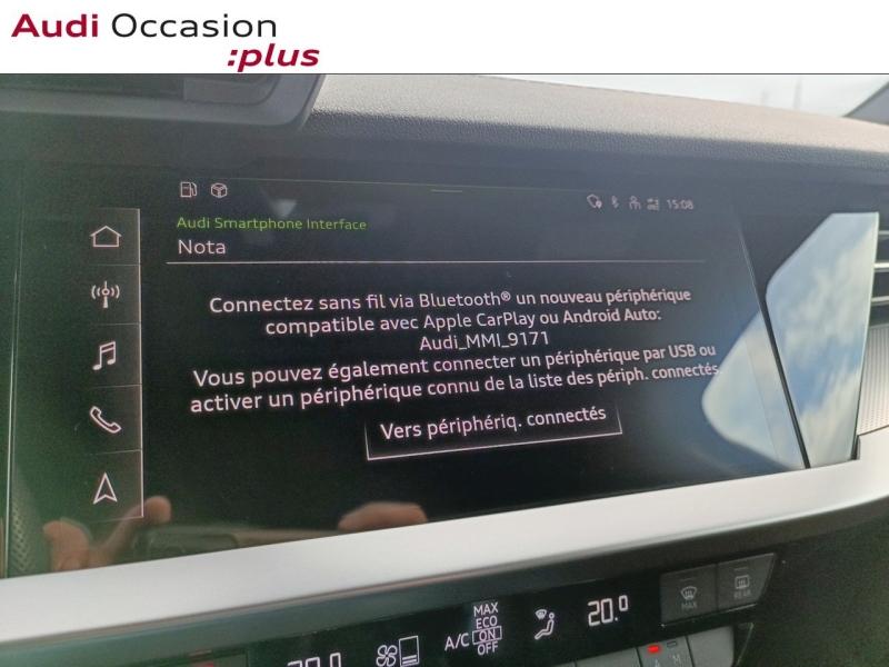 Voitures occasions Audi A3 Sportback S line Laxou