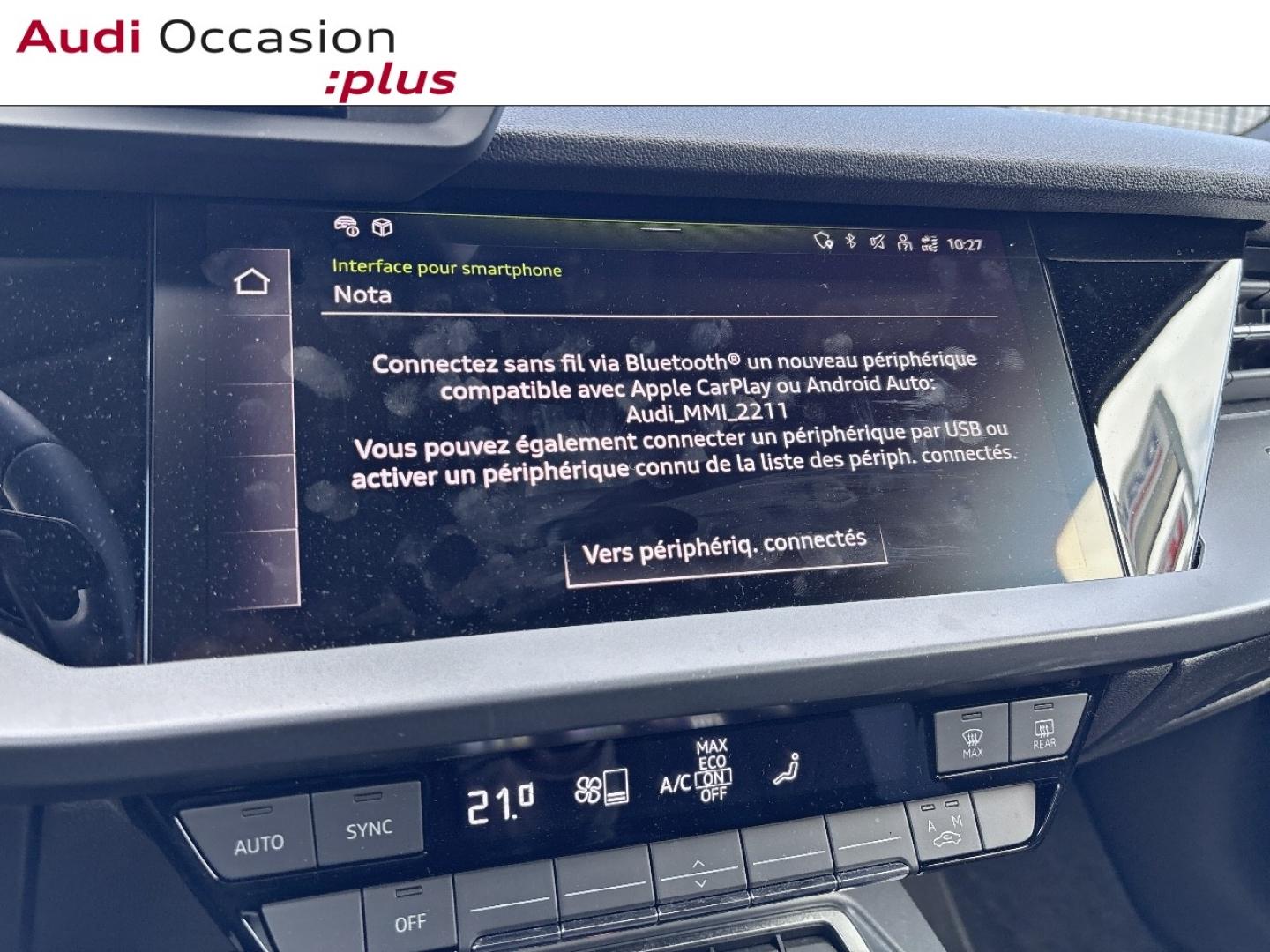 Voitures occasions Audi A3 Sportback Business Executive Laxou