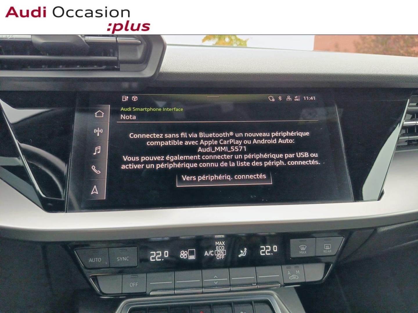 Voitures occasions Audi A3 Sportback Design Laxou