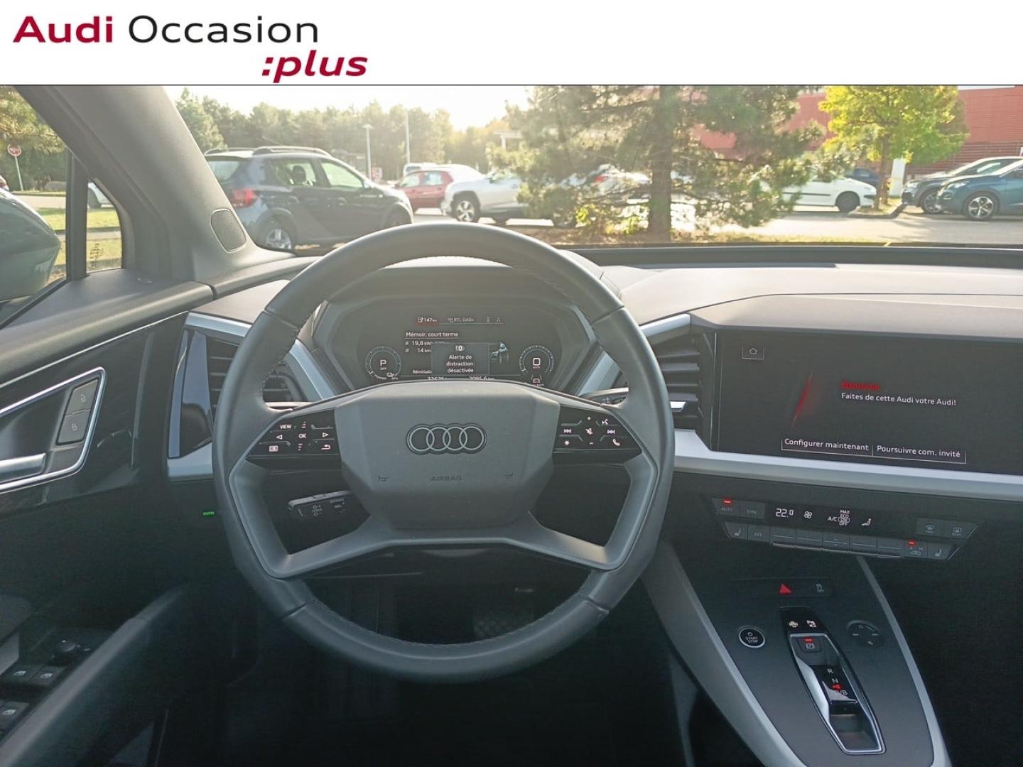 Voitures occasions Audi Q4 Sportback e-tron Design Laxou