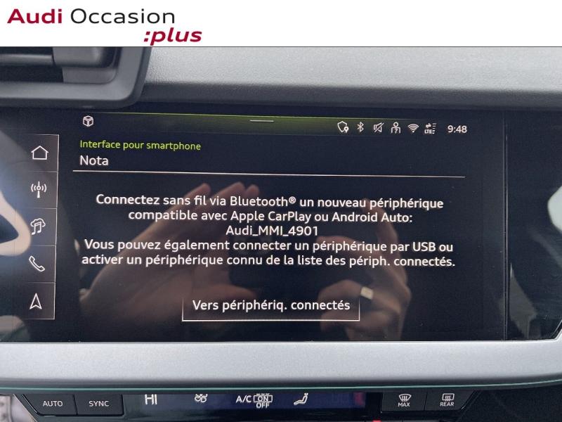 Voitures occasions Audi A3 Sportback S line Augny