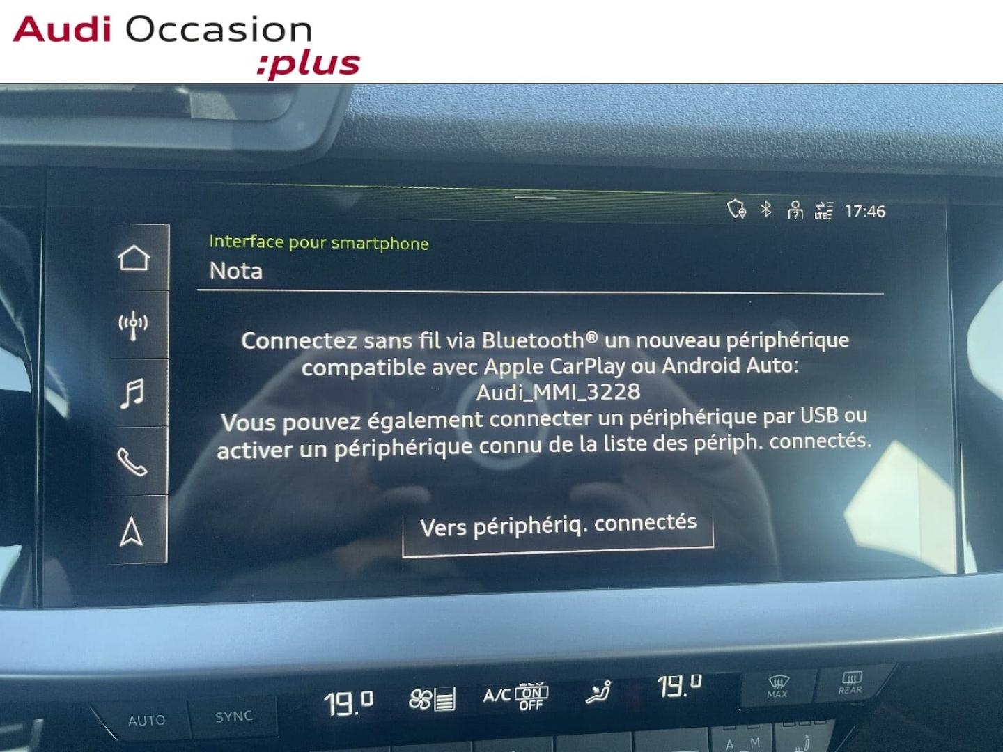 Voitures occasions Audi A3 Sportback S line Thionville
