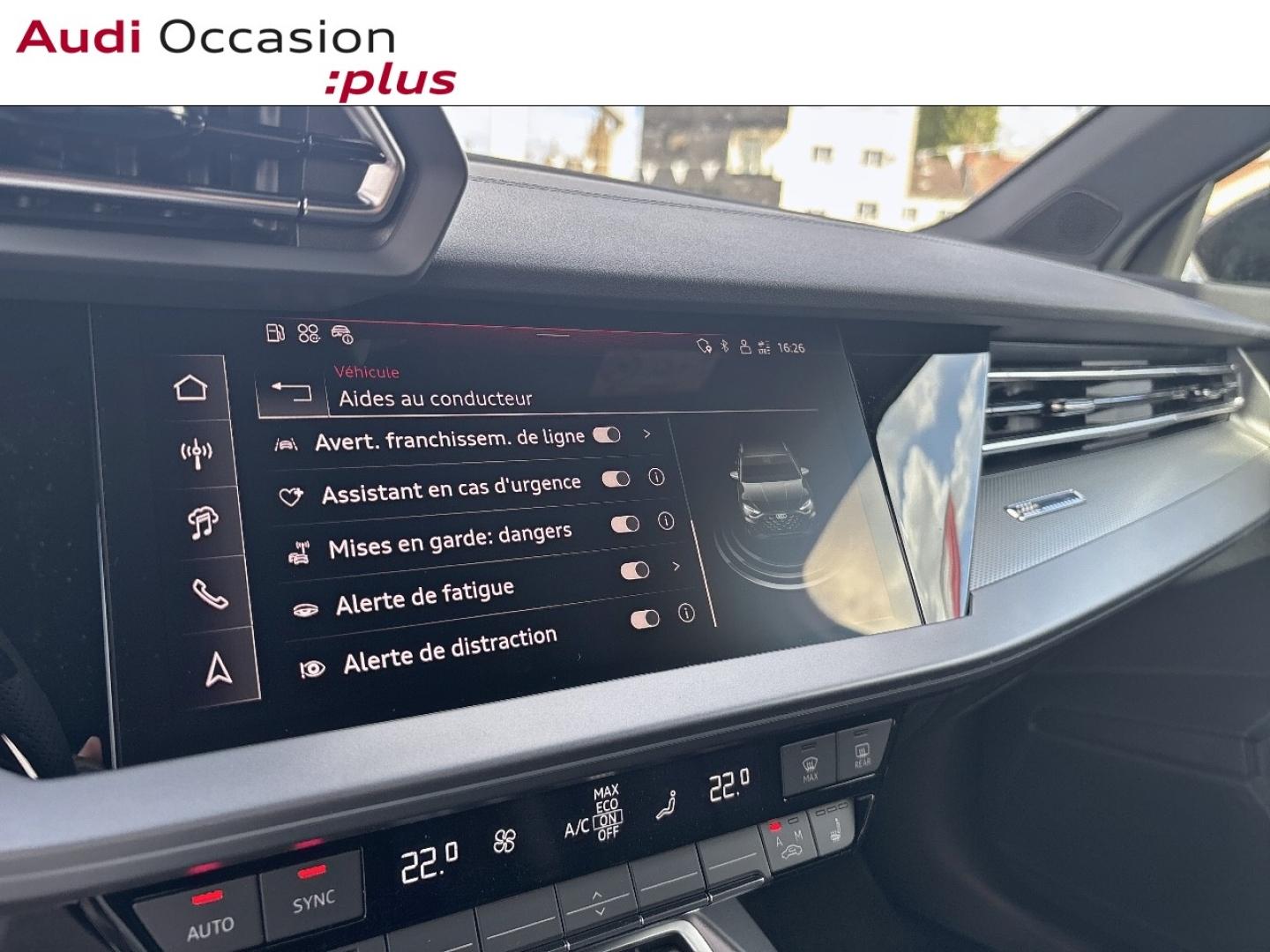 Voitures occasions Audi A3 Sportback S line Augny