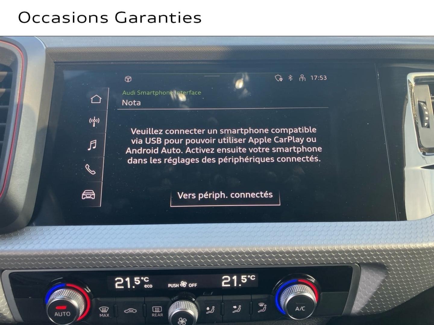 Voitures occasions Audi A1 Sportback S line Augny