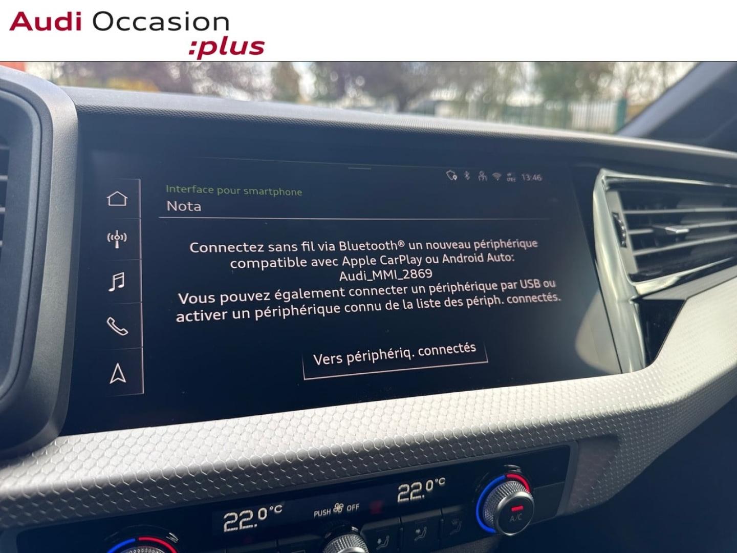 Voitures occasions Audi A1 Sportback S line Augny