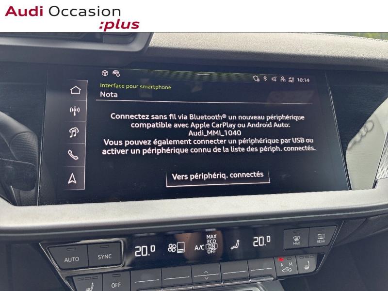 Voitures occasions Audi A3 Sportback S line Augny