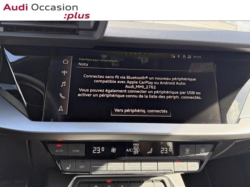 Voitures occasions Audi A3 Sportback S line Augny