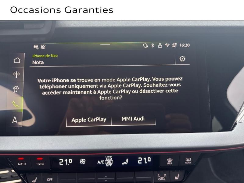 Voitures occasions Audi A3 Sportback S line Augny