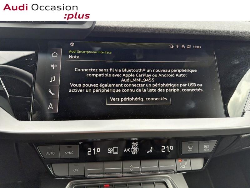 Voitures occasions Audi A3 Sportback S line Augny