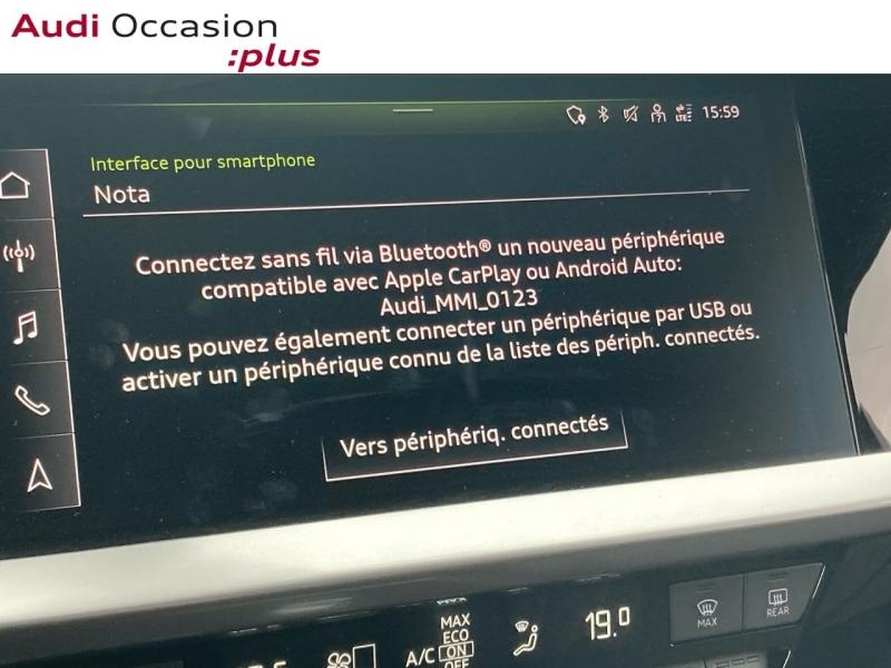 Voitures occasions Audi A3 Sportback S line Augny