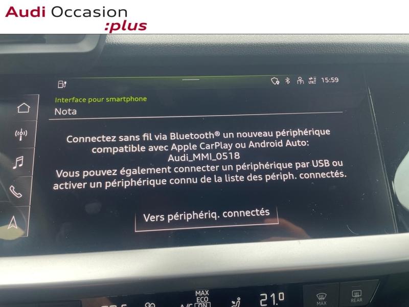 Voitures occasions Audi A3 Sportback S line Augny