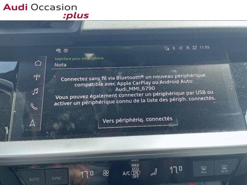 Voitures occasions Audi A3 Sportback S line Augny