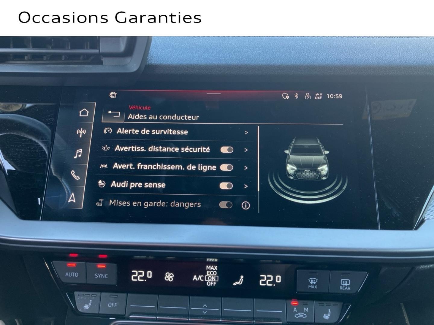 Voitures occasions Audi A3 Sportback S line Augny