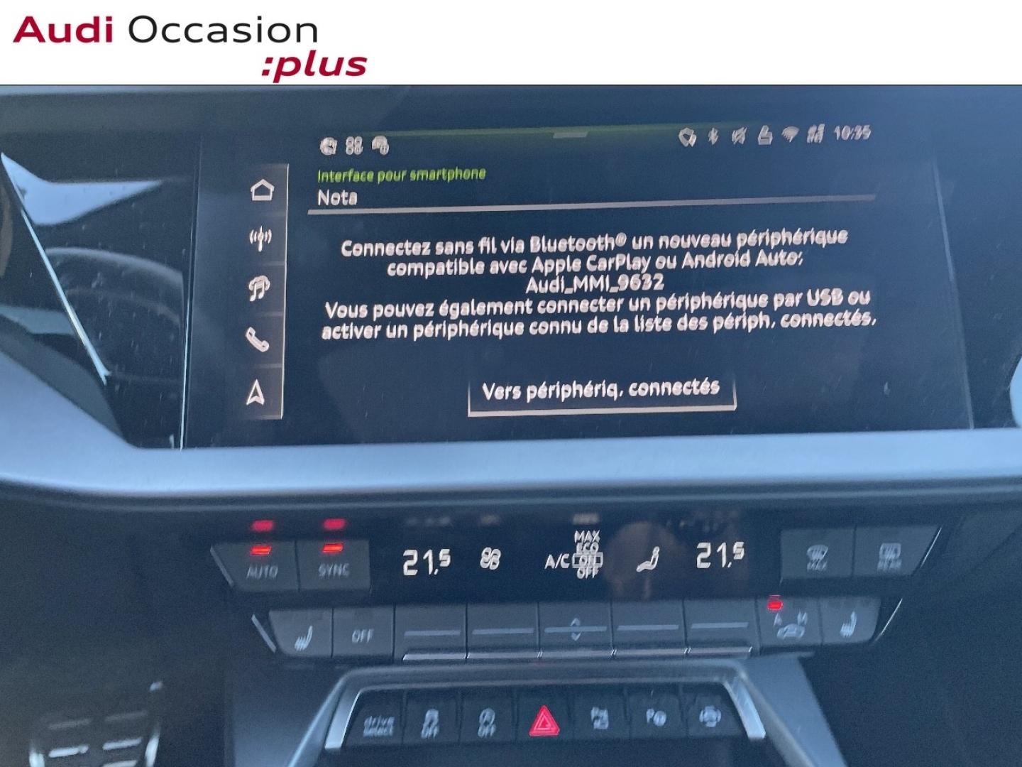 Voitures occasions Audi A3 Sportback S line Augny
