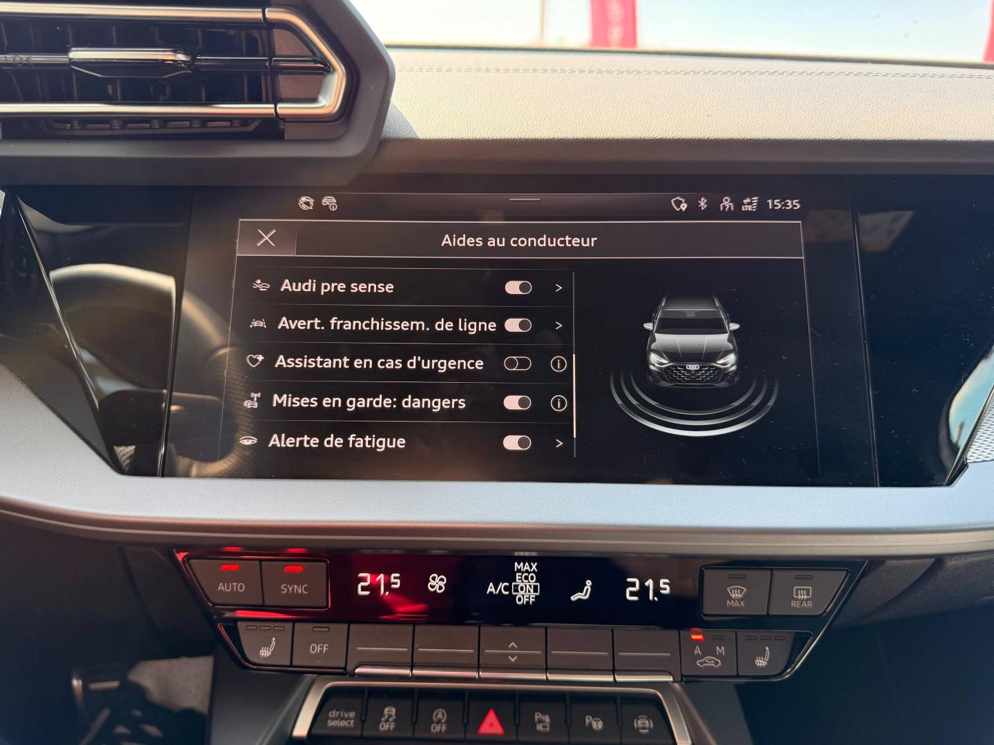 Voitures occasions Audi A3 Sportback S line Augny