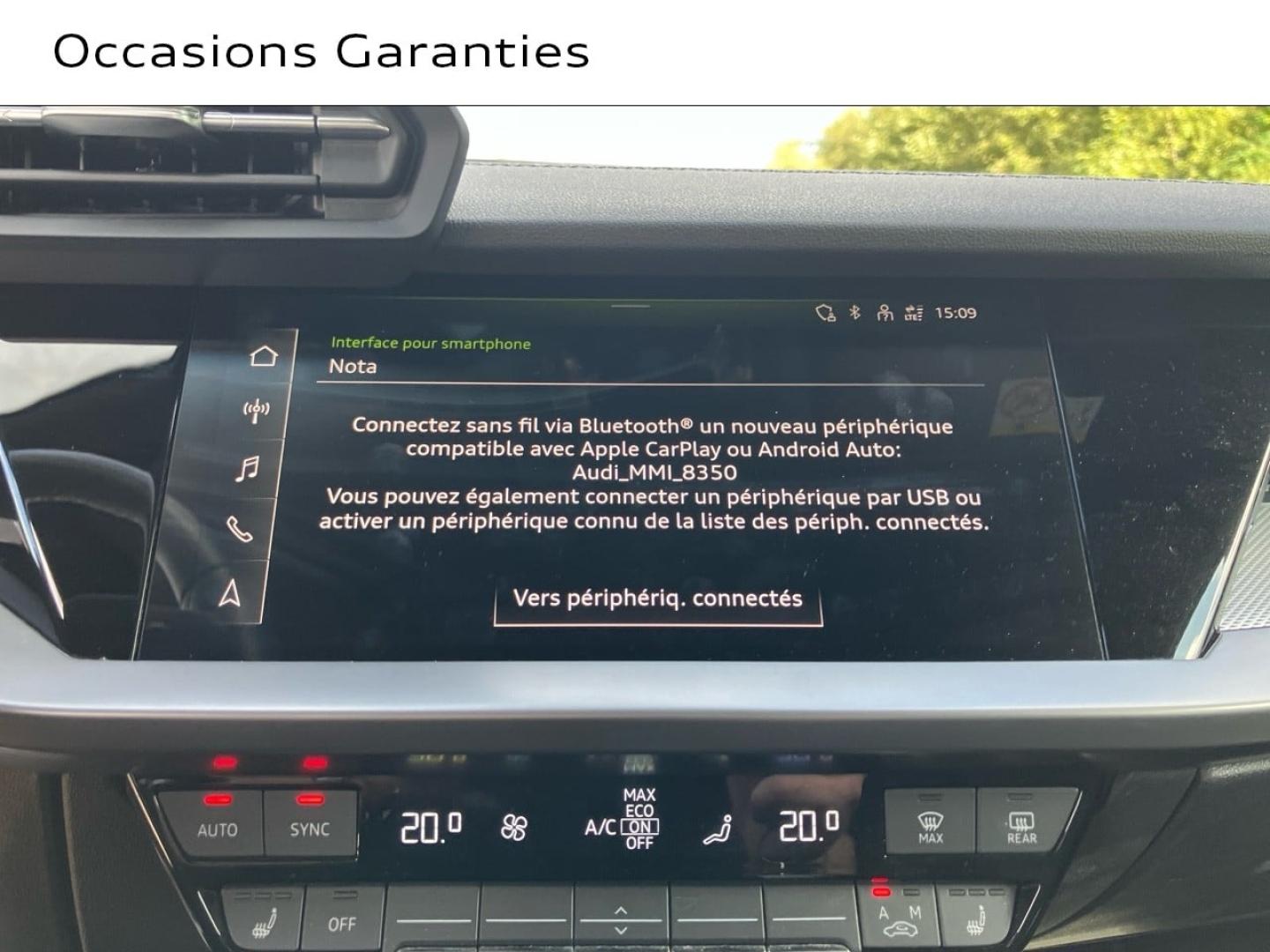 Voitures occasions Audi A3 Sportback S line Augny