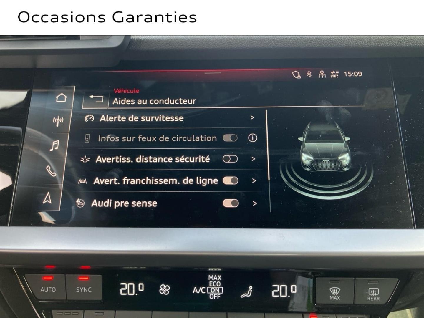 Voitures occasions Audi A3 Sportback S line Augny