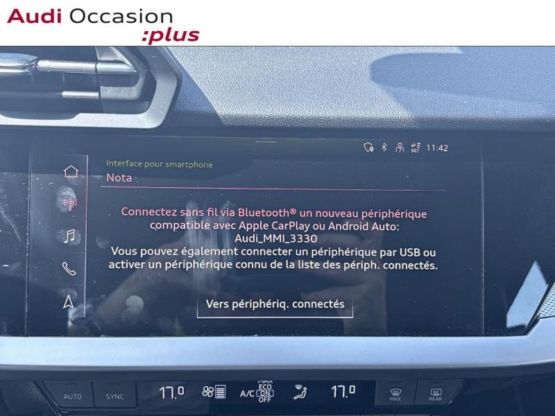 Voitures occasions Audi A3 Sportback S line Augny