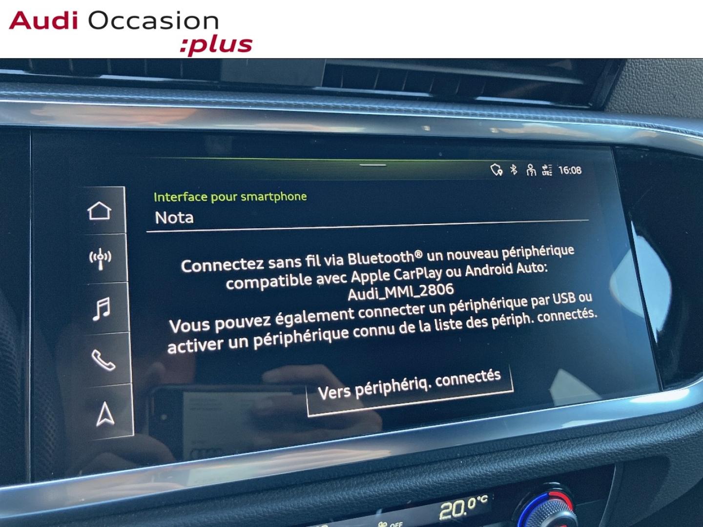 Voitures occasions Audi Q3 Sportback S line Sarreguemines