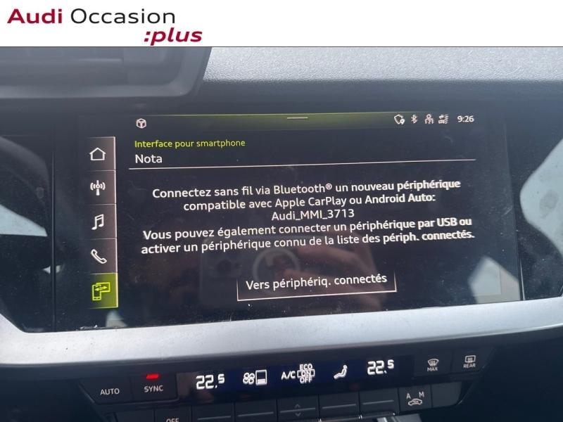 Voitures occasions Audi A3 Sportback Design Lille