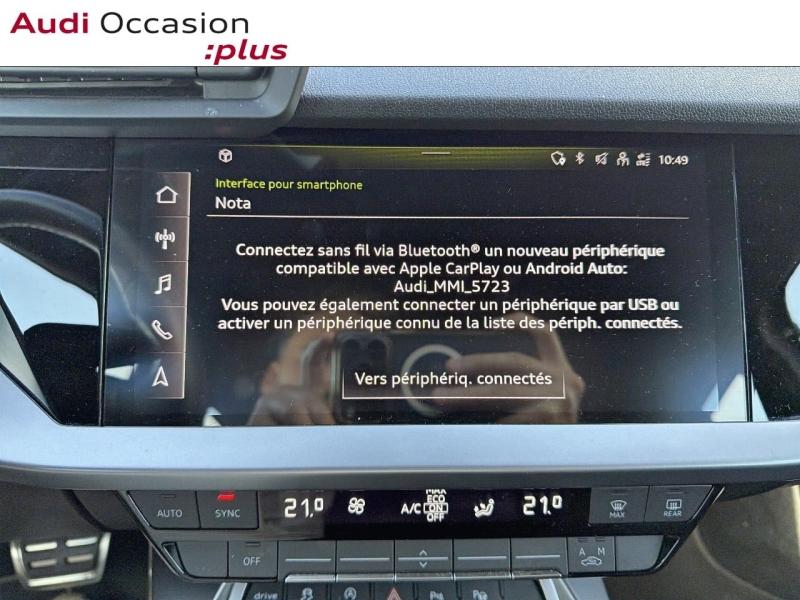 Voitures occasions Audi A3 Sportback S line Lille
