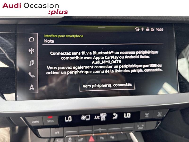 Voitures occasions Audi A3 Sportback S line Lille
