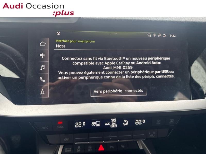 Voitures occasions Audi A3 Sportback Design Lille